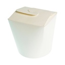 EN0226 Pot à pâtes blanc s/impression 93X95mm 750cc - vue 2