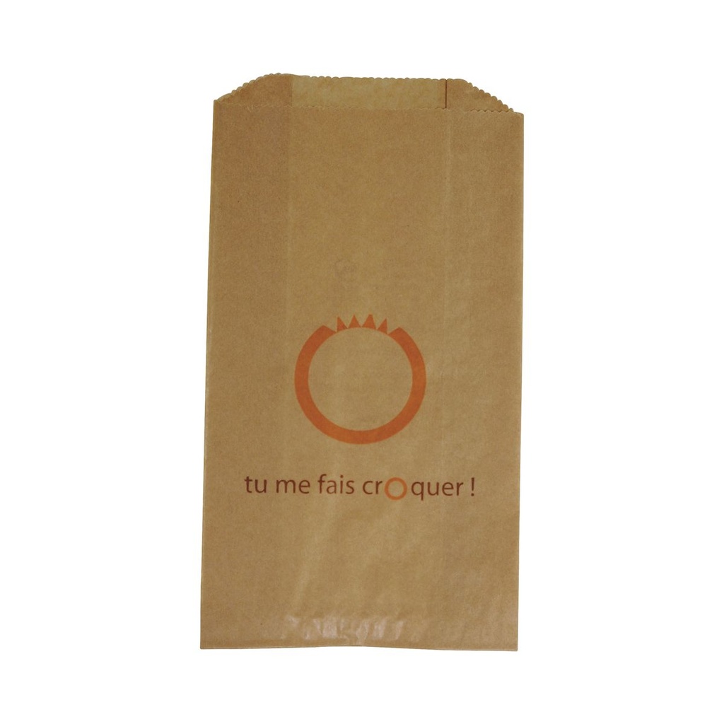 EN0457 Sacs croissants n°6 F&S 180+75X350 kr.brun 30g/m2 - vue 2