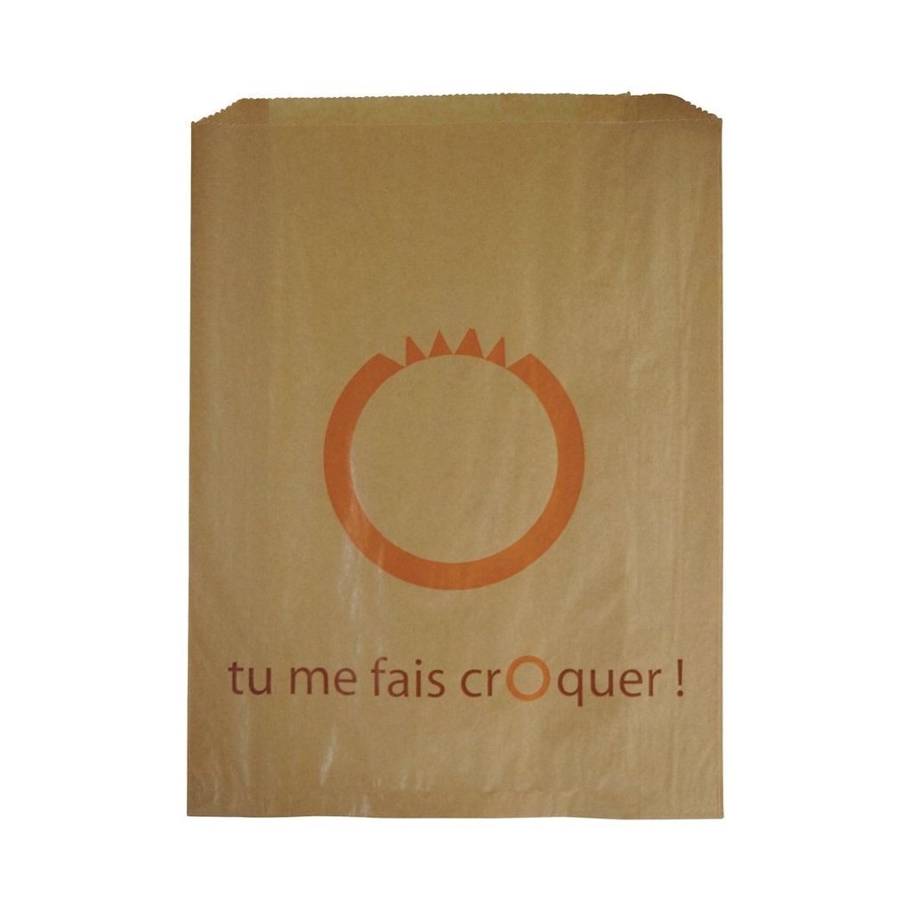 EN0458 Sacs croissants n°7 F&S 260+75X350 kr.brun 30g/m2 - vue 2