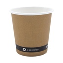 EN0497 GOBELET CARTON KRAFT BRUN 10cl - vue 2