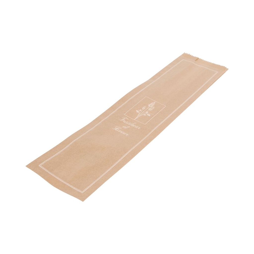 EN0248 Sacs baguette/ 1000 kraft brun 100+40X480 - vue 2