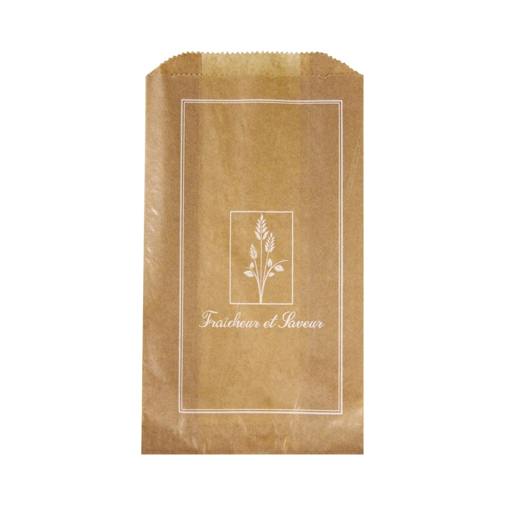 EN0258 Sacs croissants n°4 F&S 140+70X250 kr.brun 30g/m2 - vue 2