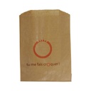 EN0261 Sacs croissants/ 1000 n°1 - 120+50X160mm kraf brun 30g/m2 - vue 2