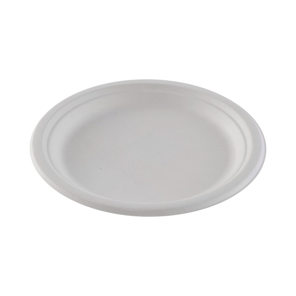 EB0012 ASSIETTE RONDE BAGASSE 18CM - vue 2