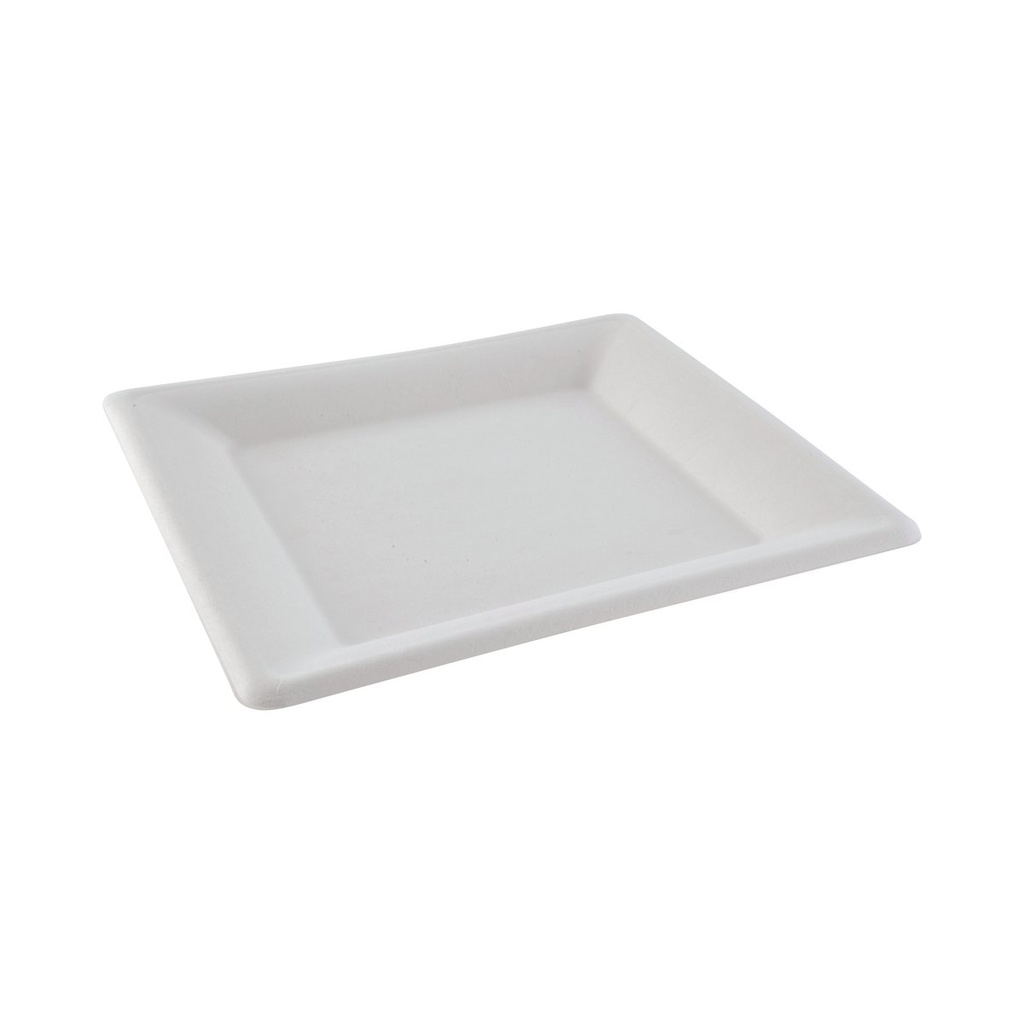 EB0022 ASSIETTE CARREE BAGASSE 26CM - vue 2