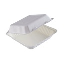 EB0024 LUNCHBOX BAGASSE 1 COMPARTIMENT - vue 2