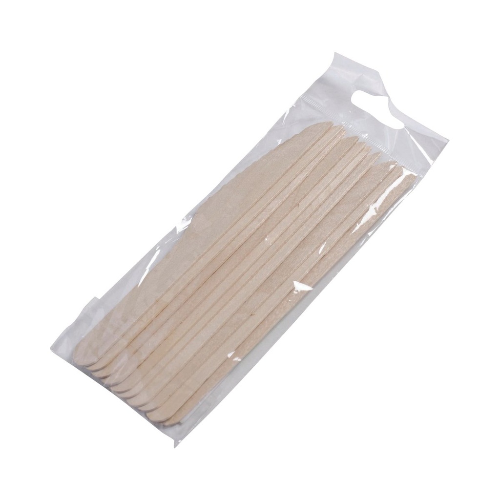 EB0074 COUTEAUX BOIS 16.5cm paquets de 10 - vue 2