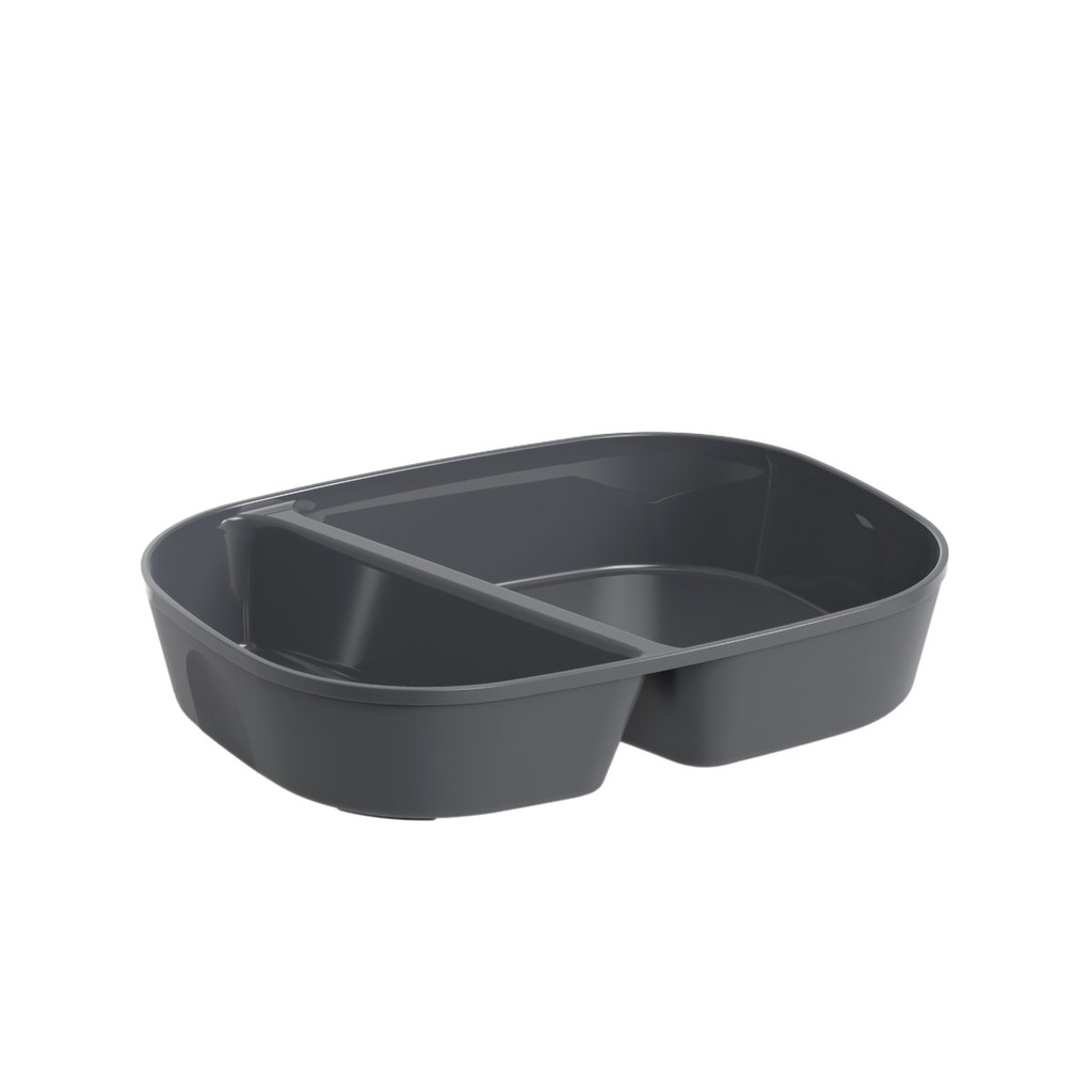 EN0479 BARQUETTE REPAS REEMPL 2 COMP 330 + 660ML - GRIS - vue 2