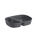 EN0479 BARQUETTE REPAS REEMPL 2 COMP 330 + 660ML - GRIS - vue 2