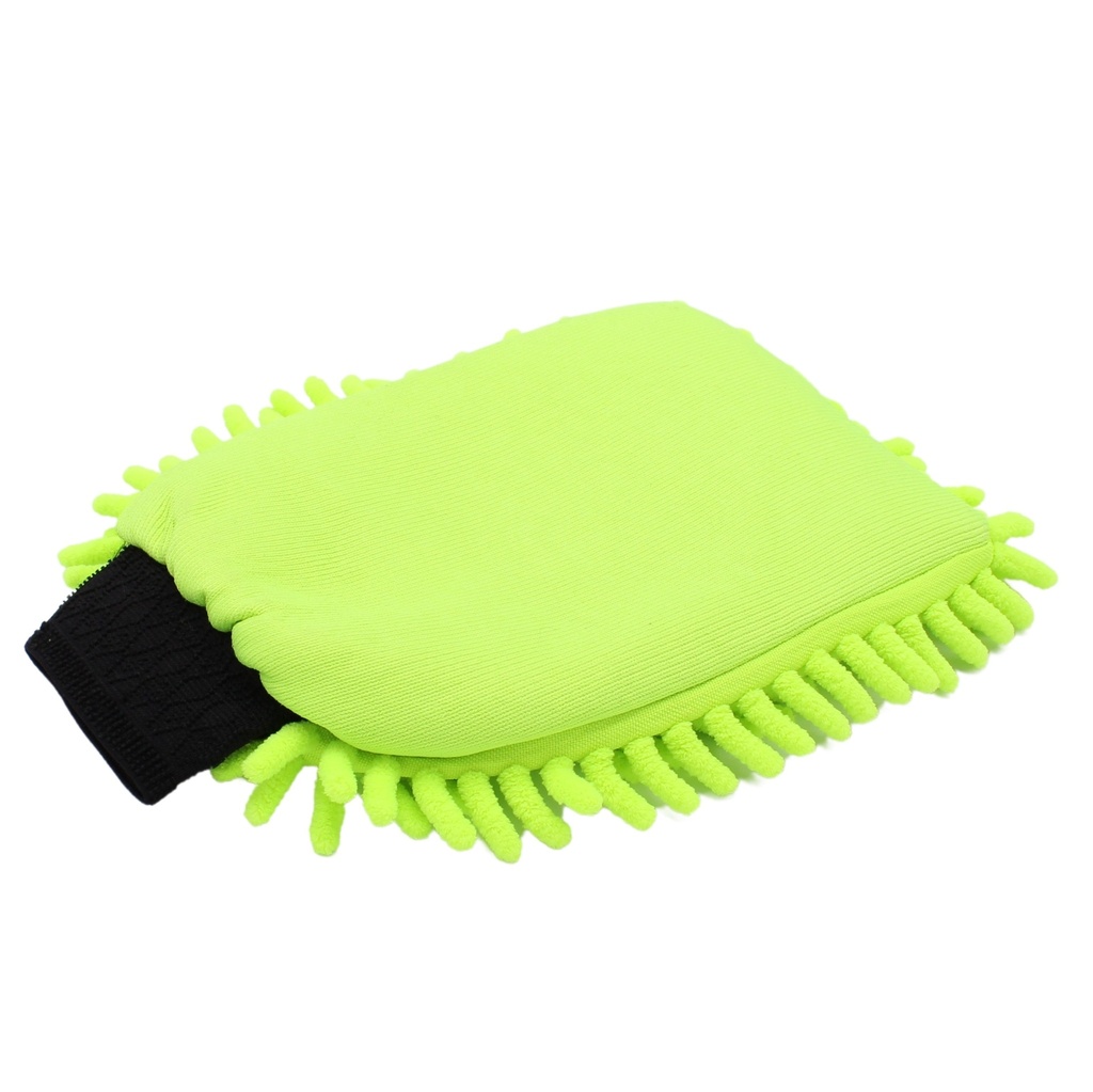 EV0057 Gant de lavage Microfibre RASTA VERT - vue 2