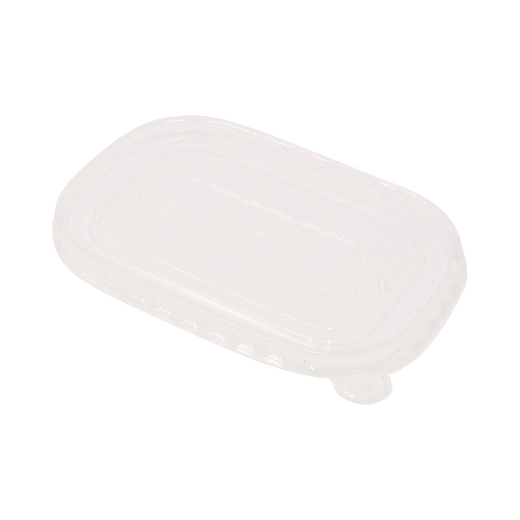 EB0055 Couvercle Barquette Bambou (CHAUD/FROID) - Transparent - 170x120mm - vue 2