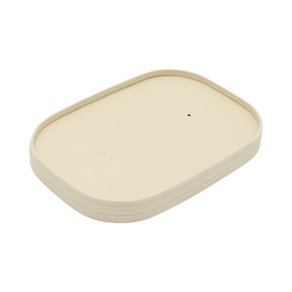 EB0056 Couvercle Barquette Bambou (CHAUD/FROID) - BAMBOU - 170x120mm - vue 2