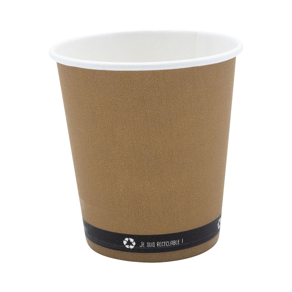 EB0065 GOBELETS CARTON KRAFT 18cl - vue 2