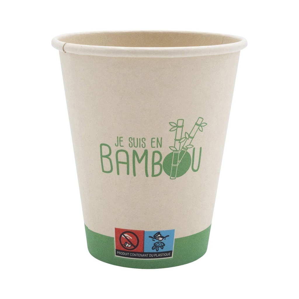 EB0066 GOBELETS BAMBOU 30cl - vue 2