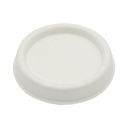 EB0067 Couvercle BAGASSE pour gobelet 10cl 4oz - 72mm - vue 2