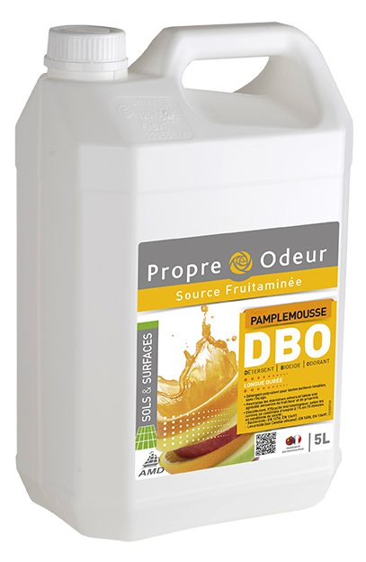 Détergent désinfectant désodorisant sols Pamplemousse — DBO dosette 20 ml