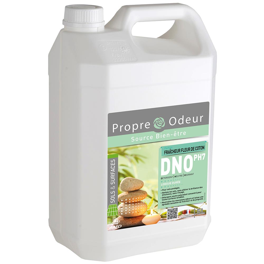 Détergent neutre parfumé sols Fleur de coton — DNO 5L