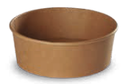 BOITE SALADE RONDE KRAFT BRUN 750ML diam150xHt60mm /50 (PCB6)