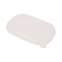 Couvercle Barquette Bambou (CHAUD/FROID) - Transparent - 170x120mm / 50 (PCB6)