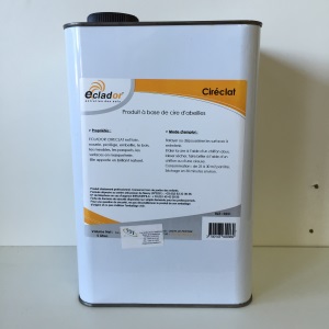 Cire d'abeille sols et meubles CIRECLAT - 5 L
