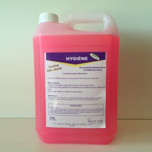 Gel lavant mains professionnel collectivités — bidon 5 L - Clean Gel Main