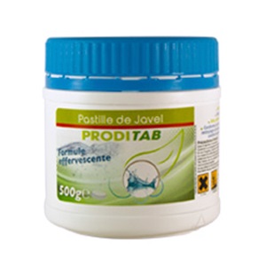 Javel pastille 500 g  boite de 145 (PCB12)
