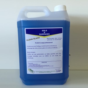 Nettoyant vitres et surfaces modernes CLEAN GLASS - 5 L