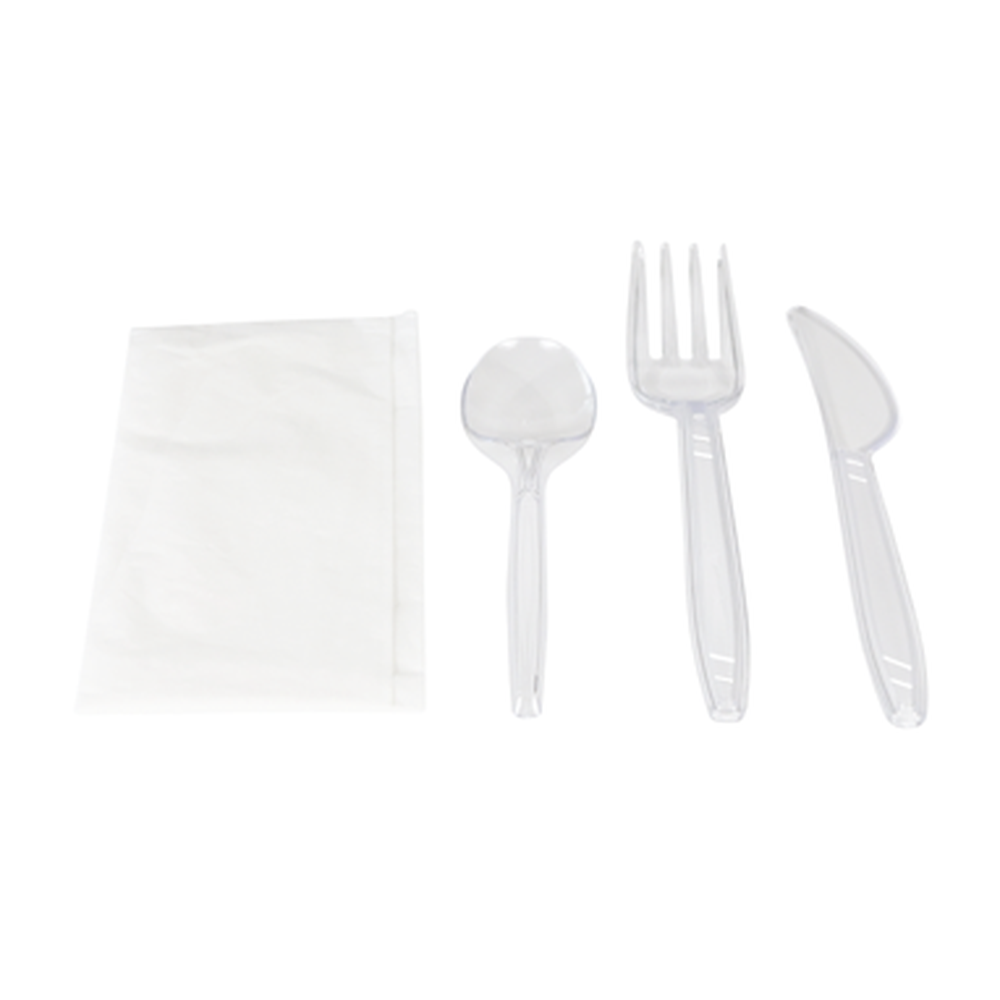 KIT4/1 Cristal - P/C 250  (3/1+cuillère dessert) réutilisable - (PCB1)