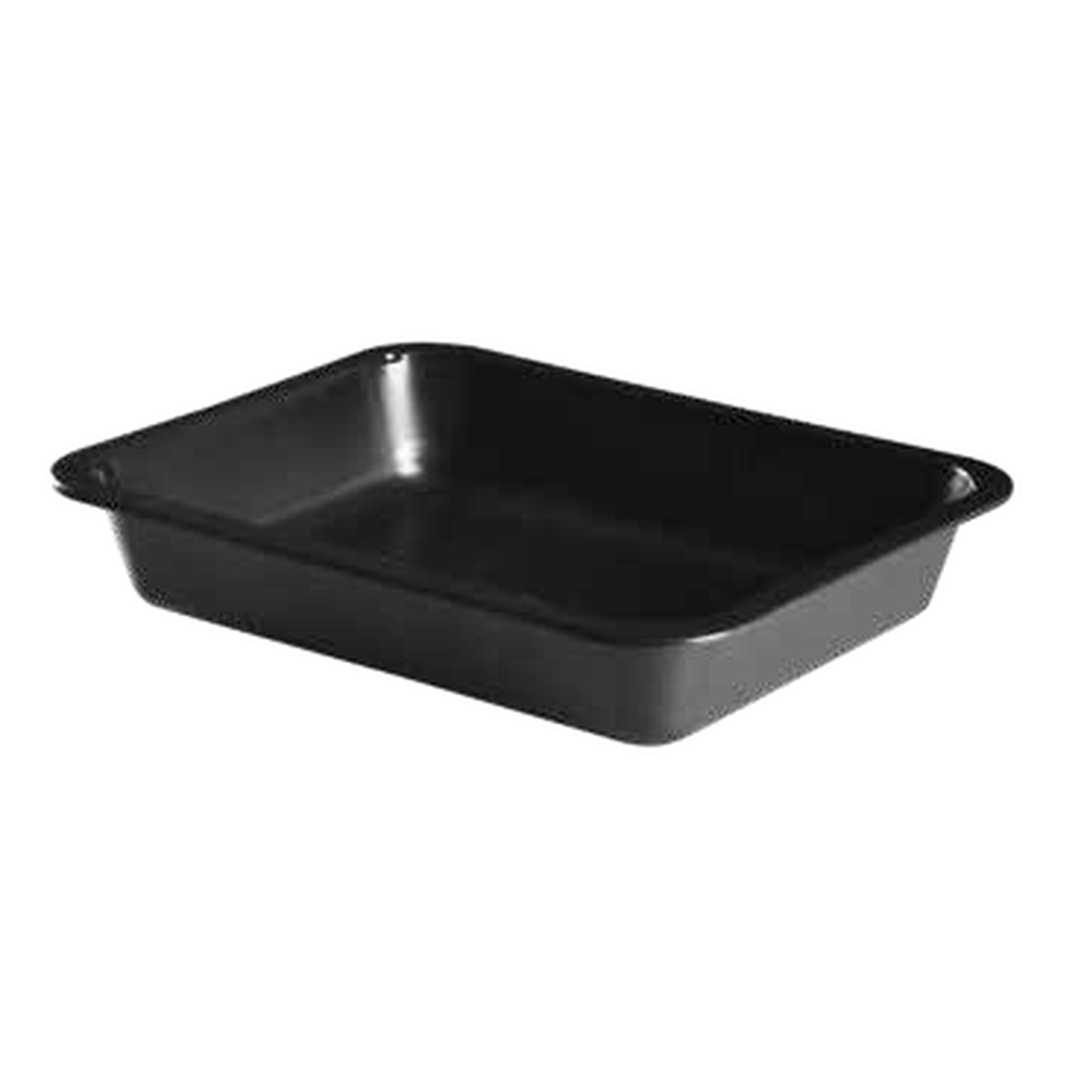 Plat PP 2 compartiments NOIR hauteur 40cm carton 360 (PCB1)