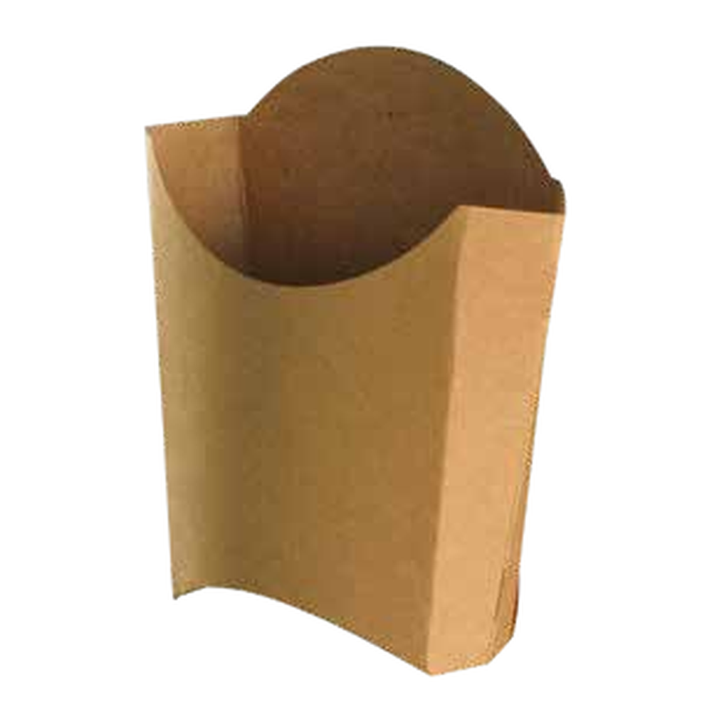 Cornet à frites medium brun - 90 x 132  Ht 130/100 (PCB10)