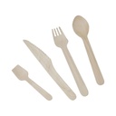 Cuillère à glace bouleau - 11cm /100 (PCB30)
