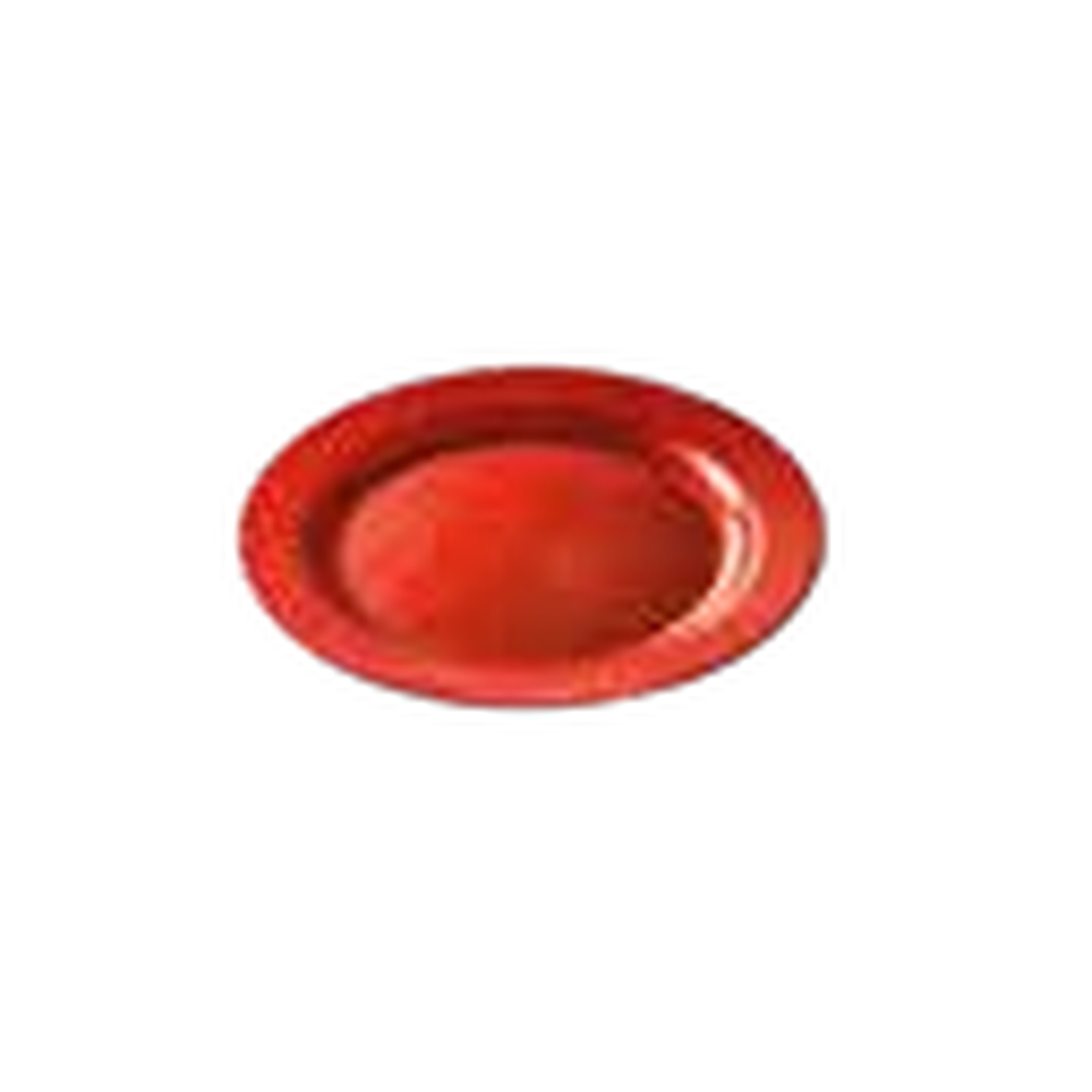 Assiette plate ronde diam240 ROUGE /12 (PCB11)