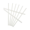 PAILLE CARTON BLANC 6X197mm EMBALEES /500 (PCB10)