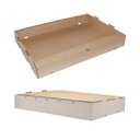 Cagettes de transport en Carton brun/50 - 658 x 425 x 96 mm