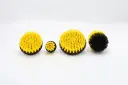 Lot de 4 brosses (poils durs jaunes) pour visseuse - (PCB20)