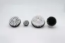 Lot de 4 brosses (poils doux blancs) pour visseuse - (PCB20)
