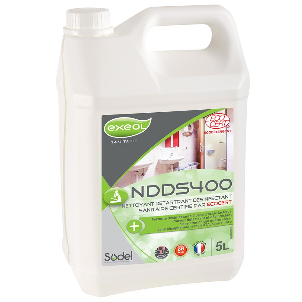 Nettoyant Détartrant Désinfectant Sanitaire - NDDS400 - ECOCERT - 750ml (PCB6)