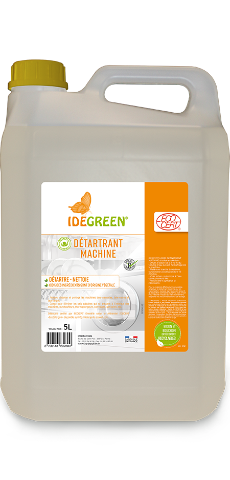 IDEGREEN - DETARTRANT MACHINE - ECODETERGENT ECOCERT - 5L (PCB2)