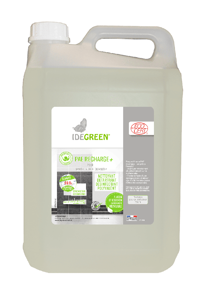 RECHARGE+ PAE - Nettoyant Détartrant Desinfectant Désodorisant - 5l - (PCB4)