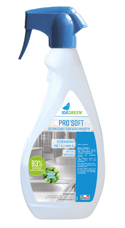 Dégraissant détachant surfaces prêt à l'emploi — spray 750 ml