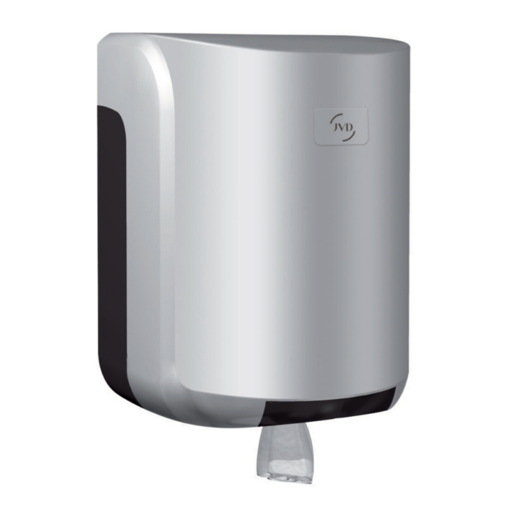 Distributeur de bobine d'essuyage 450 formats — gris métallisé