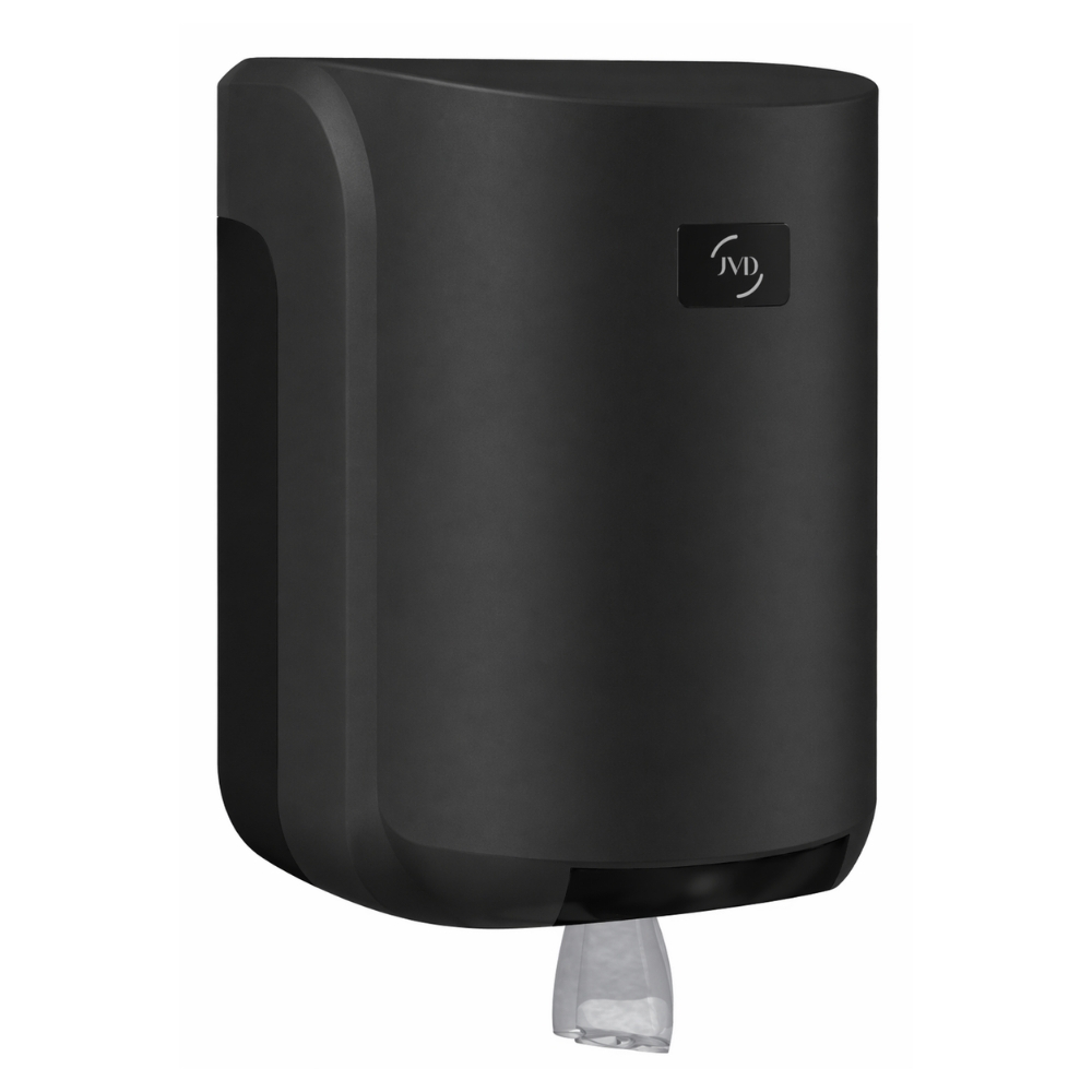 Distributeur de bobine d'essuyage 450 formats — noir