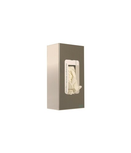 Distributeur inox mural pour boîte de gants jetables