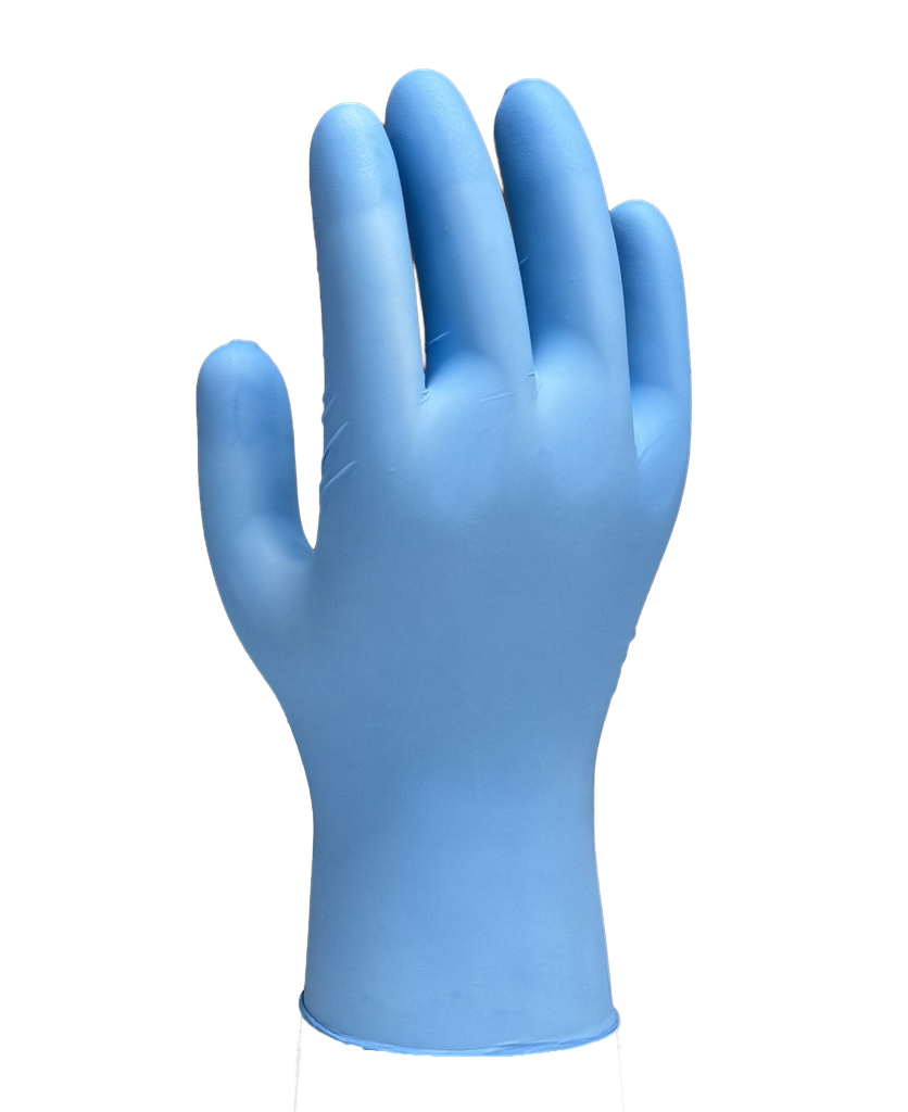 Gant nitrile bleu non poudré taille XL — boîte de 100