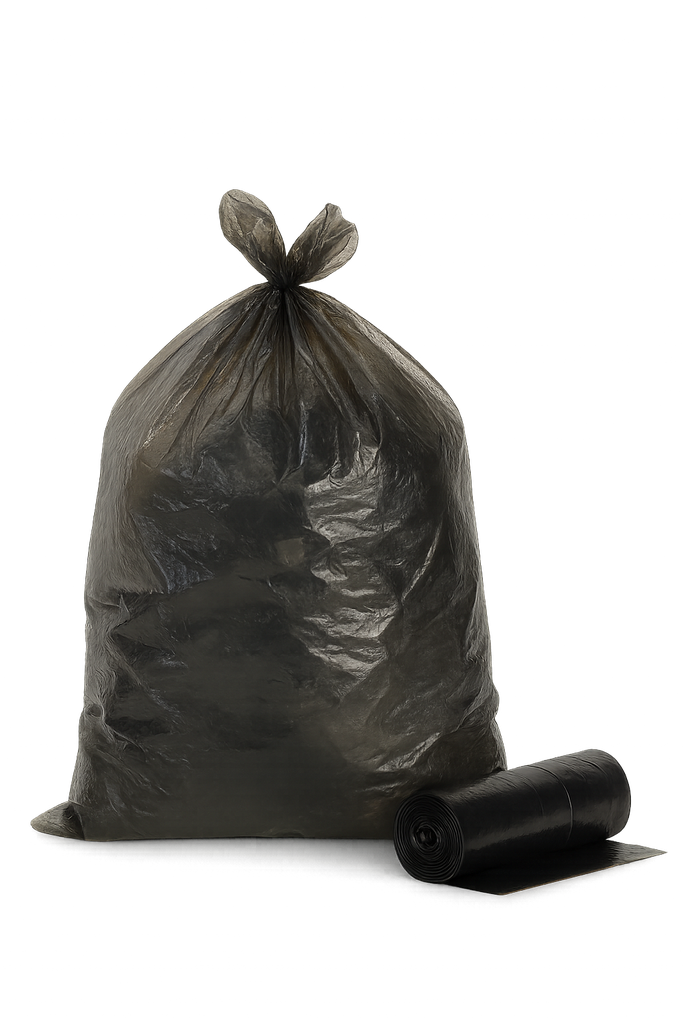 Sac poubelle noir 50 L 13 µm HD — carton de 500