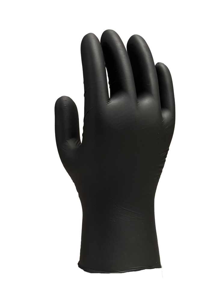 Gant nitrile noir non poudré taille XL — boîte de 100