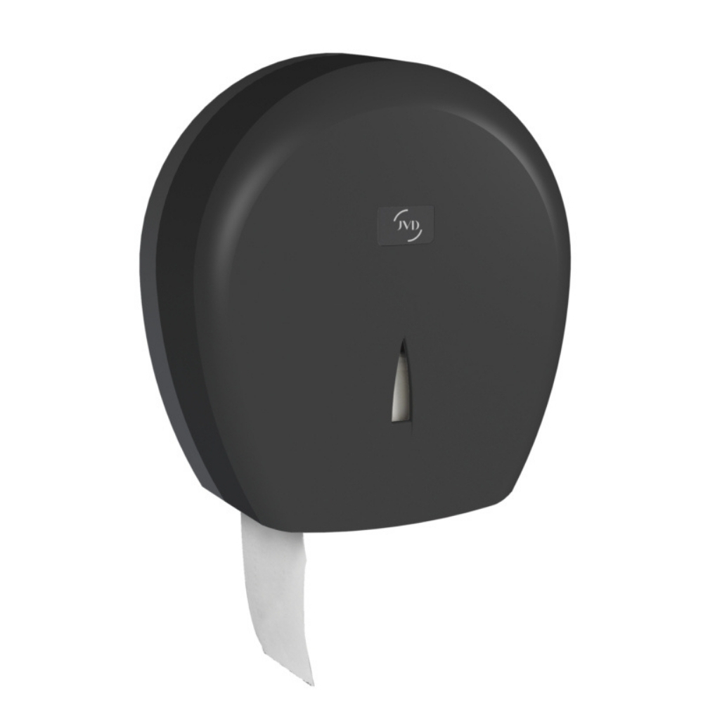 Distributeur de papier toilette maxi jumbo 400 m YALISS — noir