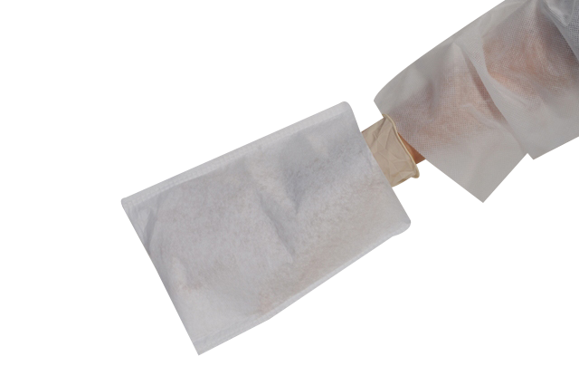 Gant de toilette jetable 15,5 x 21 cm — carton de 1000