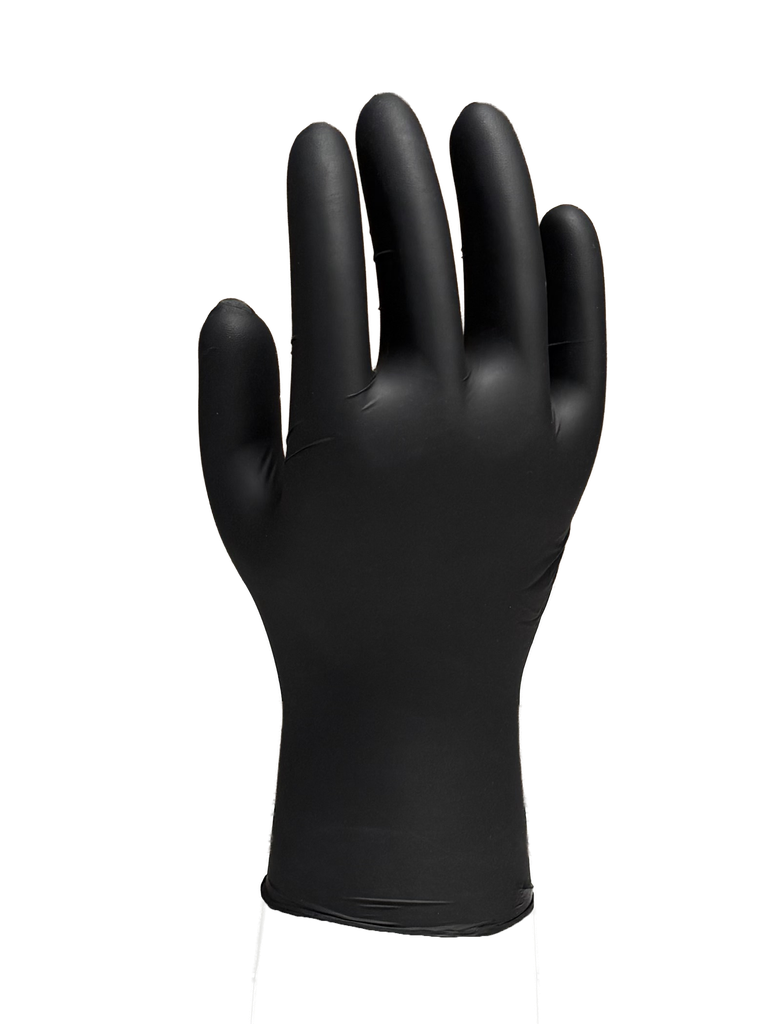 Gant nitrile noir premium non poudré taille XL — boîte de 100
