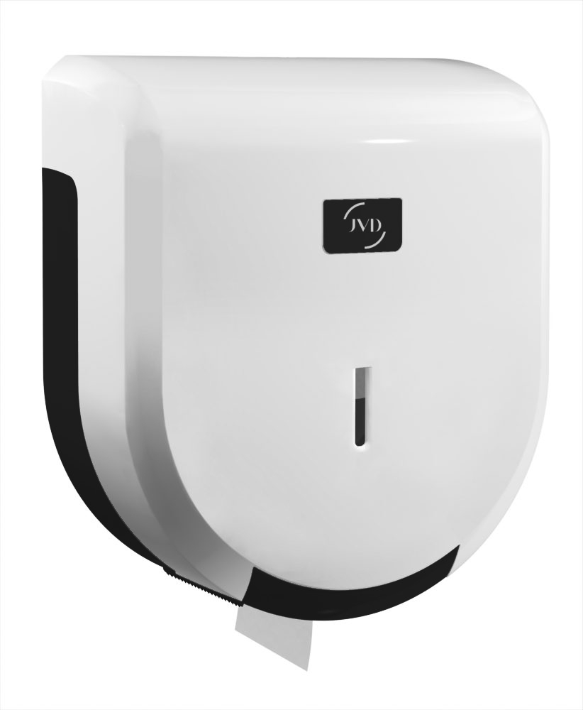 Distributeur papier toilette mini jumbo à fenêtre de contrôle — blanc